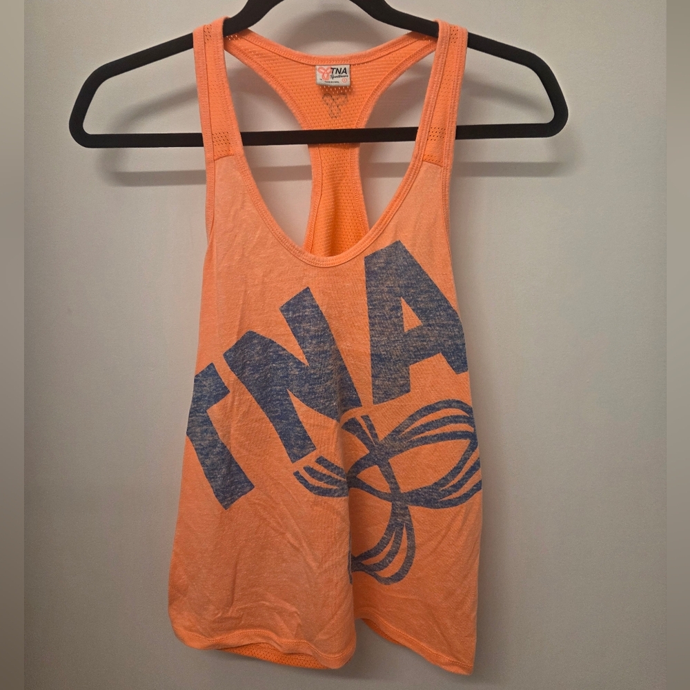 TNA Sportswear Mesh Back Tank Size Small